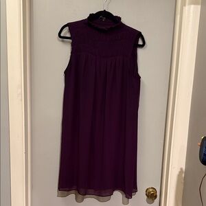 1. State Deep Purple Ruffle Blouse